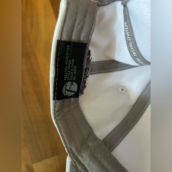 White Cap with Red CP Logo - Picture 4 of 7